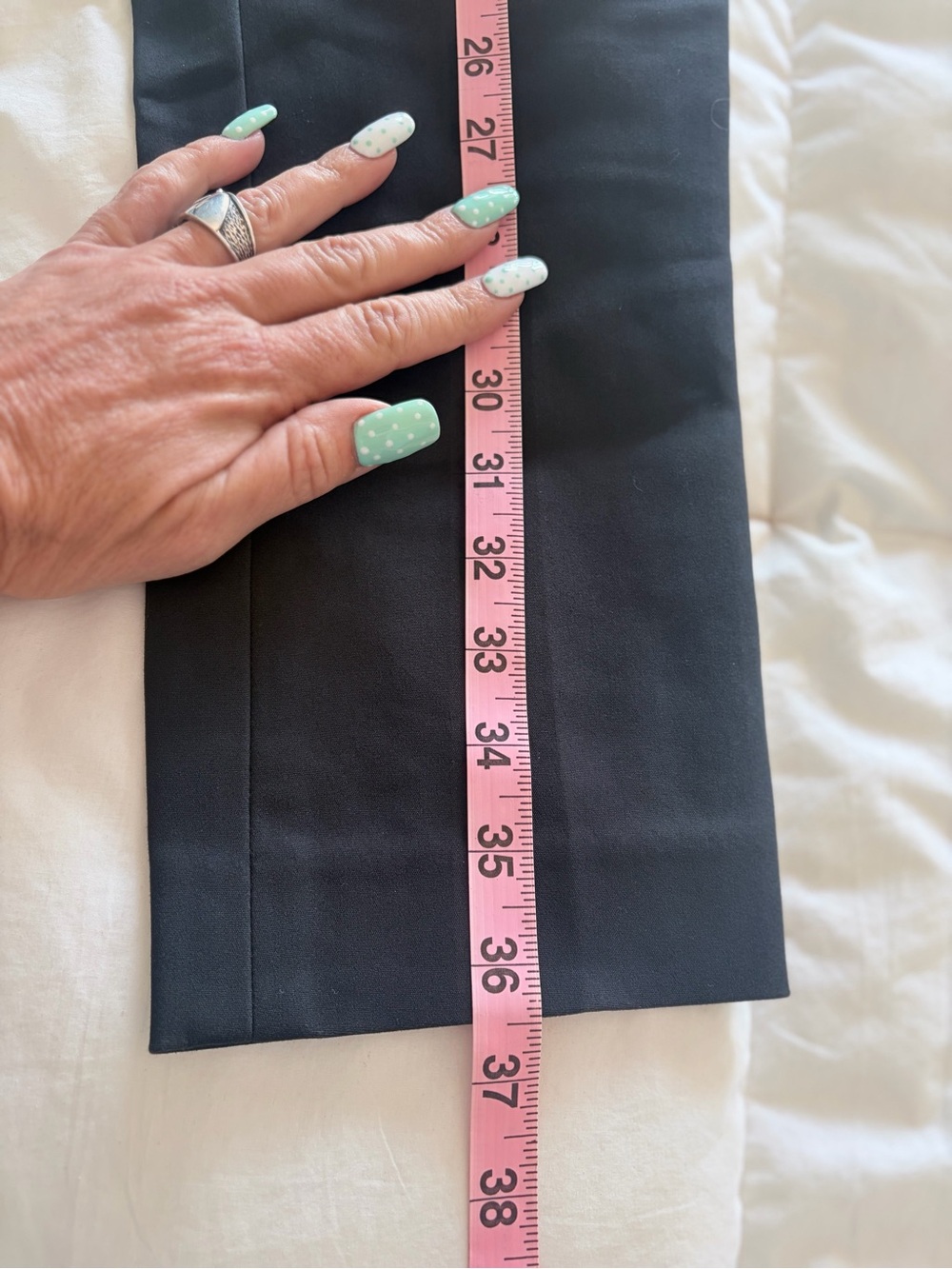 LOFT Black Slim Straight Ponte Trousers - Picture 3 of 6
